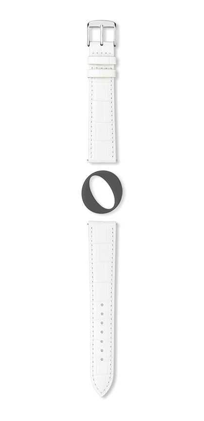 Bracelet montre CHARLESTON (Blanc, Blanc, 12/10, 110/70, Femme) - Photo 2
