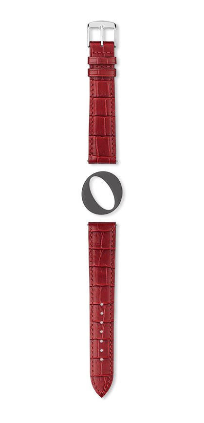 Bracelet montre CHARLESTON (Rouge, Rouge, 12/10, 110/70, Femme) - Photo 2