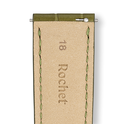 Bracelet montre CHARLESTON (Vert, Kaki, 18/16, 115/80) - Photo 3