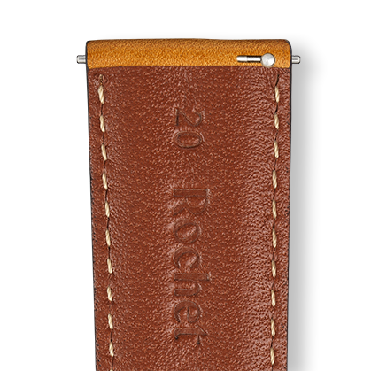 Bracelet montre RIALTO (Marron, Miel, 18/16, 115/80, Homme) - Photo 3