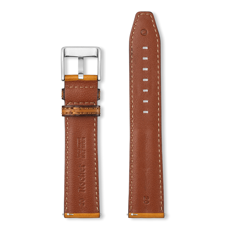Bracelet montre RIALTO (Marron, Miel, 18/16, 115/80, Homme) - Photo 5