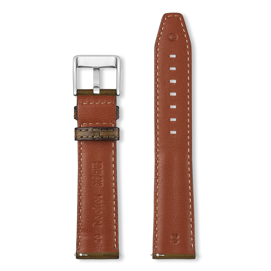 Bracelet montre RIALTO (Vert, Kaki, 18/16, 115/80, Homme) - Photo 5
