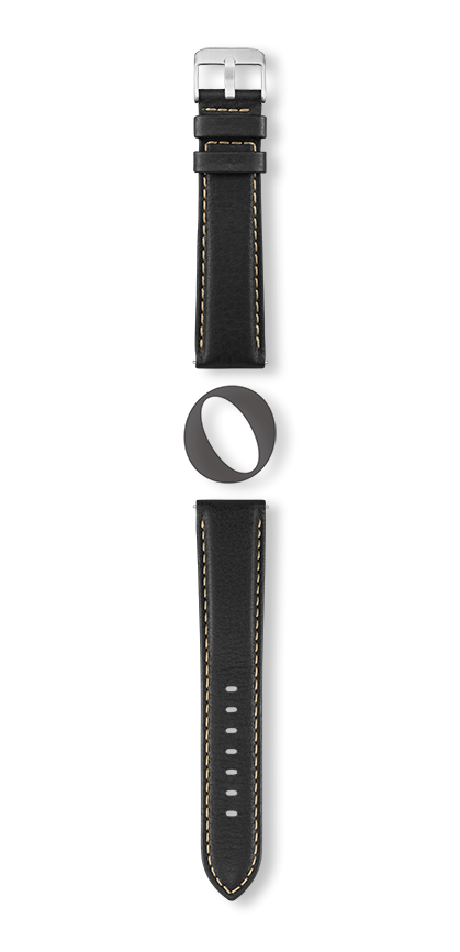Bracelet montre AVIATOR (Noir, Noir, 18/16, 115/80, Homme) - Photo 2