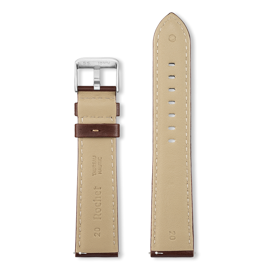 Bracelet montre AVIATOR (Marron, Vison, 18/16, 115/80, Homme) - Photo 5