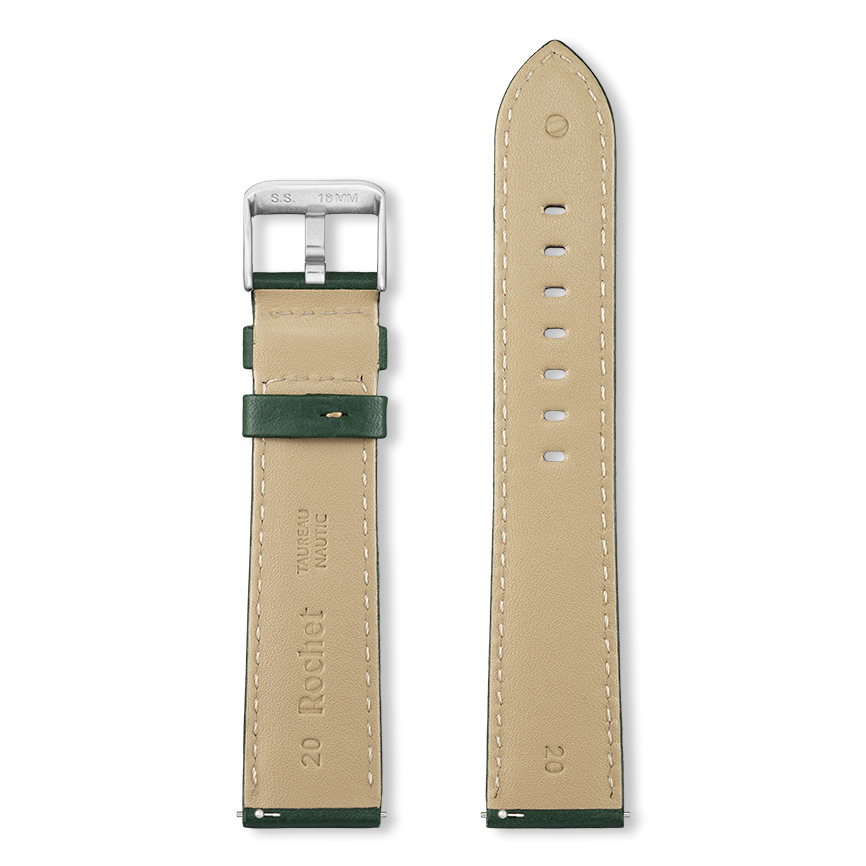 Bracelet montre AVIATOR (Vert, Vert lotus, 20/18, 115/80, Homme) - Photo 5
