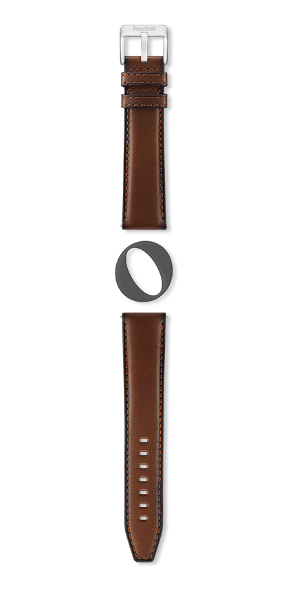 Bracelet montre WINSTON (Marron, Vison, 20/18, 115/80, Homme) - Photo 2
