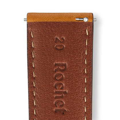 RIALTO watch strap - copie (Brown, Honey, 22/20, 115/80, Man) - Picture 3
