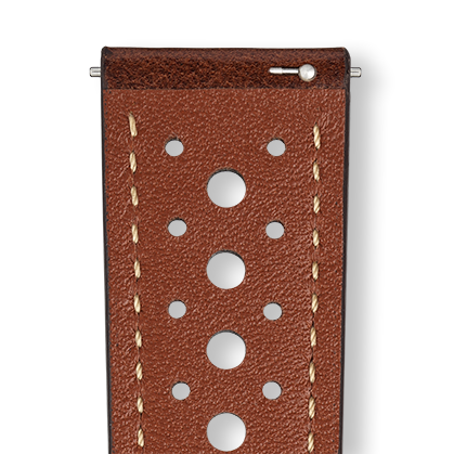 Bracelet montre MONZA (Marron, Vison, 20/18, 115/80, Homme) - Photo 3