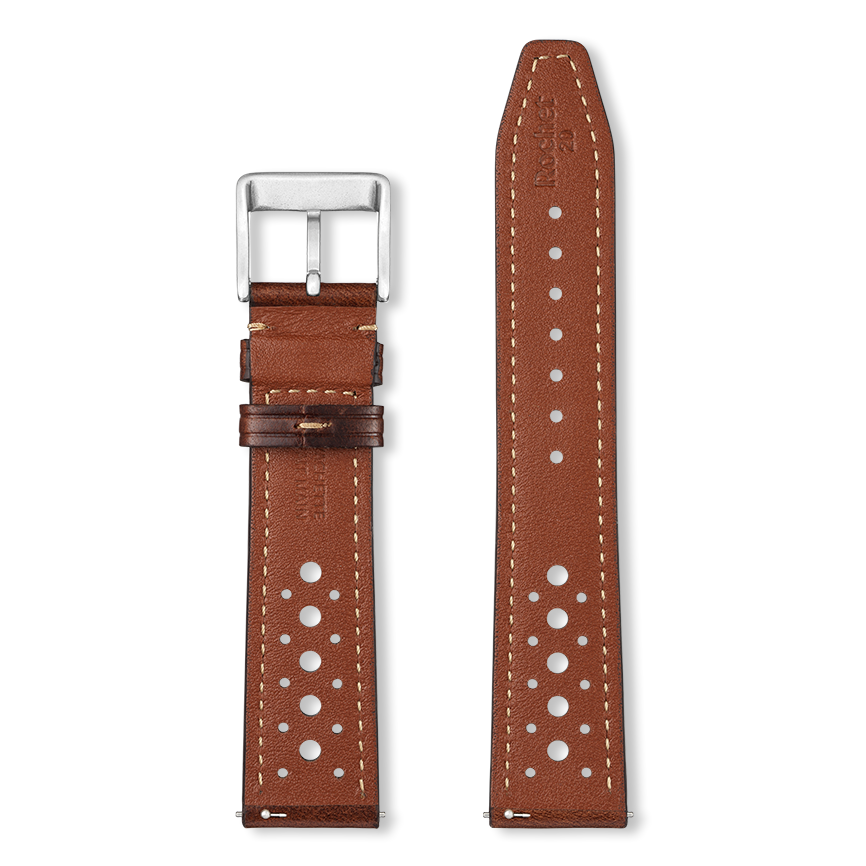 Bracelet montre MONZA (Marron, Vison, 20/18, 115/80, Homme) - Photo 5