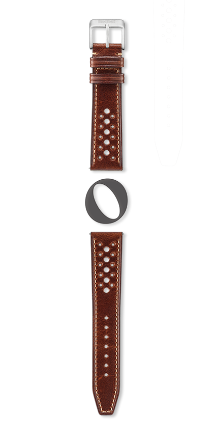 Bracelet montre MONZA (Marron, Vison, 20/18, 115/80, Homme) - Photo 2