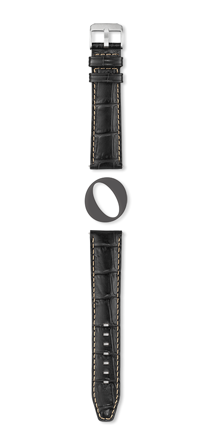 Bracelet montre INDIANA (Noir, Noir, 18/16, 120/80, Homme) - Photo 2