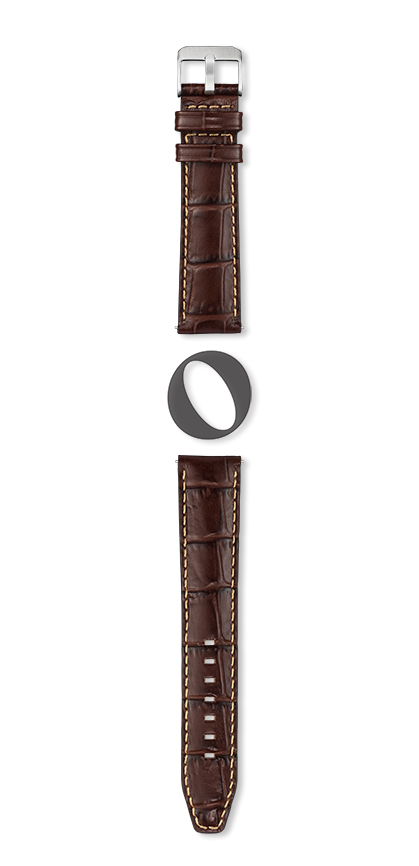 Bracelet montre INDIANA (Marron, Vison, 18/16, 120/80, Homme) - Photo 2