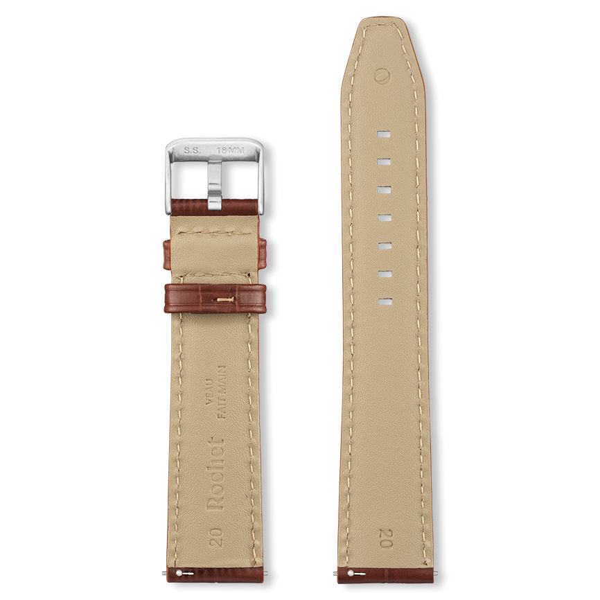 Bracelet montre INDIANA (Marron, Cognac, 18/16, 120/80, Homme) - Photo 5