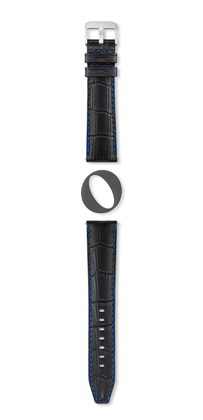Bracelet montre INDIANA (Noir, Noir, 22/20, 120/80, Homme) - Photo 2
