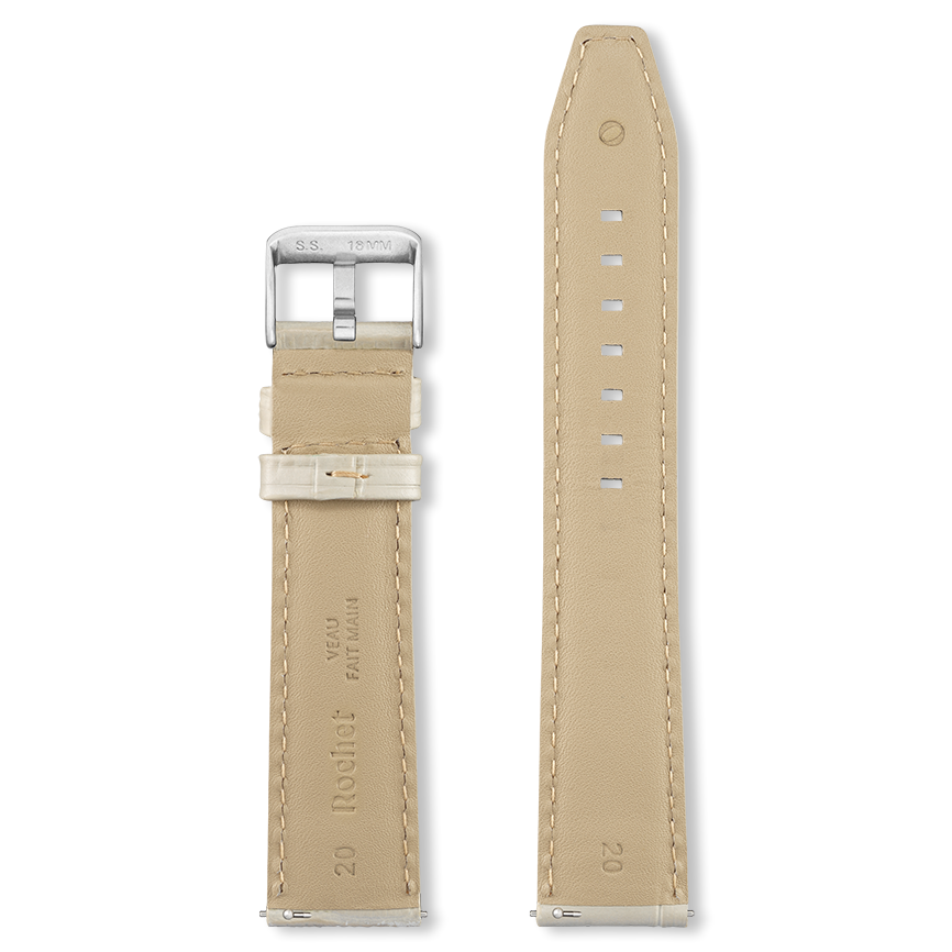 Bracelet montre INDIANA (Beige, Beige, 22/20, 120/80, Homme) - Photo 5