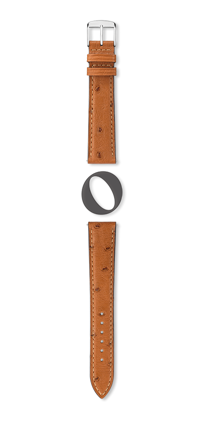 Bracelet montre MASSAI (Marron, Cognac, 19/16, 115/80) - Photo 2