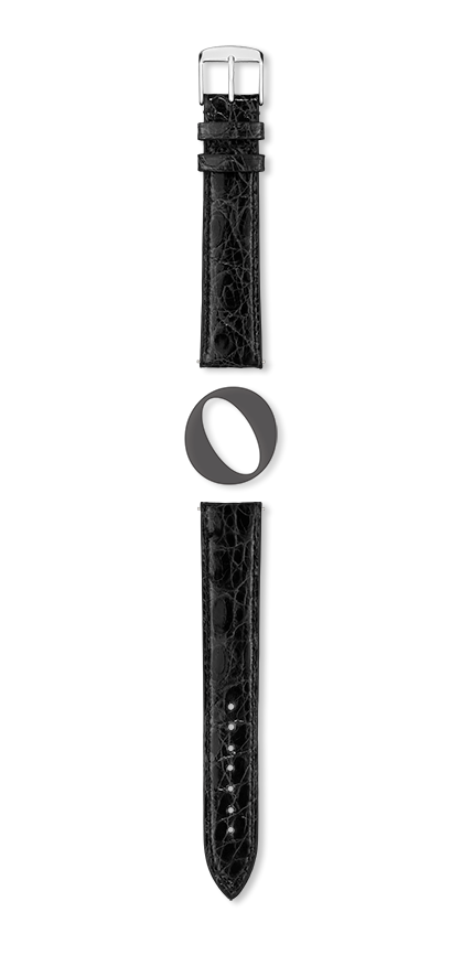 Bracelet montre RIVIERA (Noir, Noir, 12/10, 110/70, Femme) - Photo 2