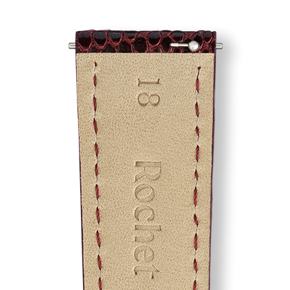 Bracelet montre DELPHES (Rouge, Bordeaux, 14/12, 110/70, Femme) - Photo 3