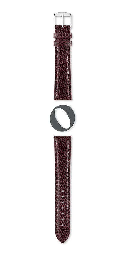 Bracelet montre DELPHES (Rouge, Bordeaux, 14/12, 110/70, Femme) - Photo 2