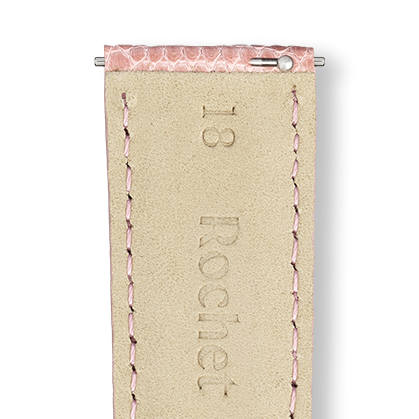 Bracelet montre DELPHES (Rose, Rose pâle, 12/10, 110/70, Femme) - Photo 3
