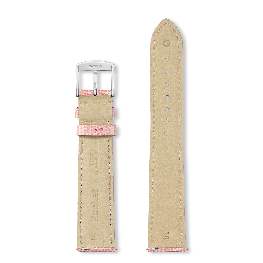 Bracelet montre DELPHES (Rose, Rose pâle, 12/10, 110/70, Femme) - Photo 5