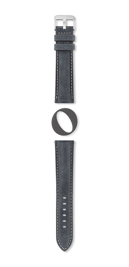 Bracelet montre MUSTANG (Gris, Gris moyen, 20/18, 115/80, Homme) - Photo 2