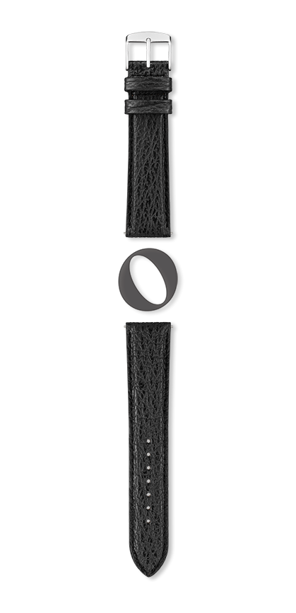 Bracelet montre MONTEREY (Noir, Noir, 20/18, 115/80, Homme) - Photo 2