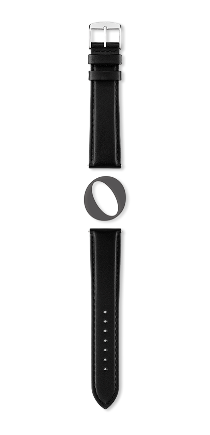 Bracelet montre NEPTUNE (Noir, Noir, 22/20, 125/90, Homme) - Photo 2