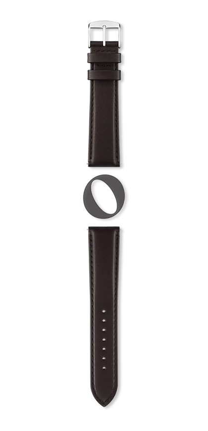 Bracelet montre NEPTUNE (Marron, Vison, 18/16, 115/80, Homme) - Photo 2