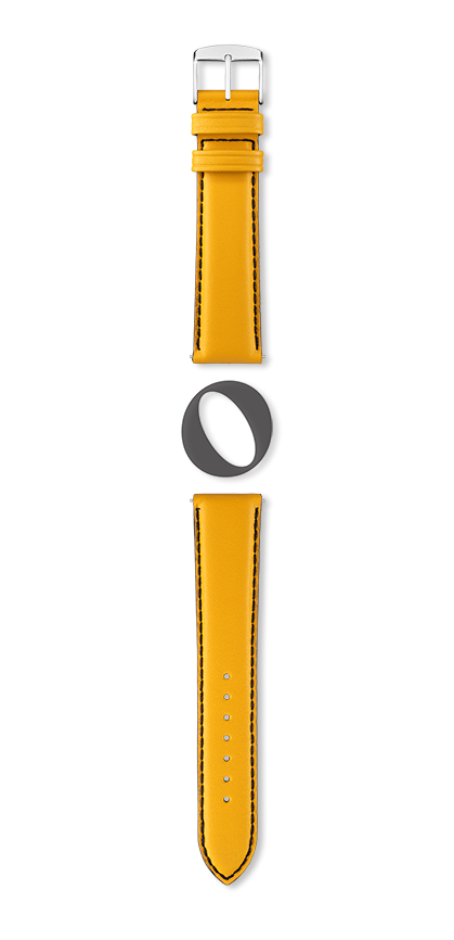 Bracelet montre NEPTUNE (Jaune, Jaune, 18/16, 115/80, Homme) - Photo 2