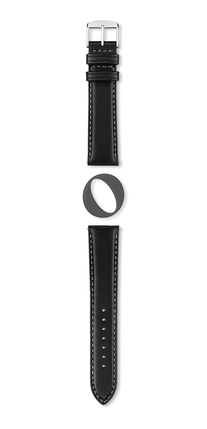 Bracelet montre NEPTUNE (Noir, Noir, 18/16, 115/80, Homme) - Photo 2