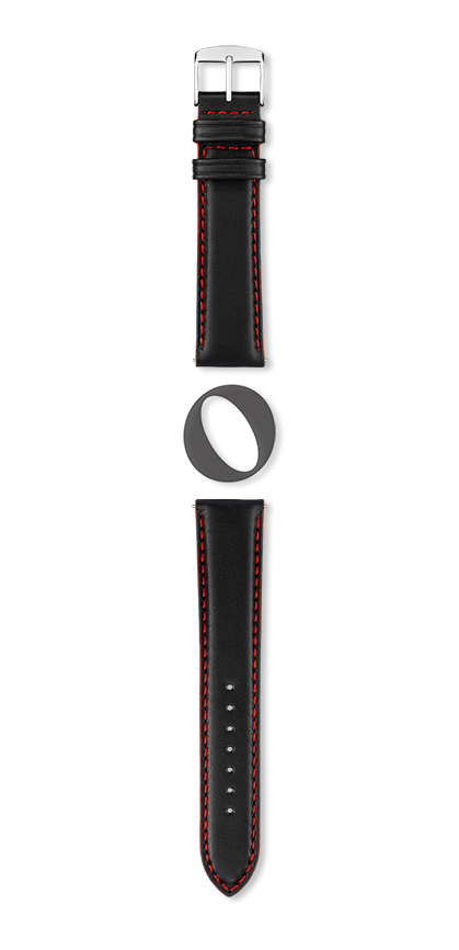 Bracelet montre NEPTUNE (Noir, Noir, 24/22, 115/80, Homme) - Photo 2