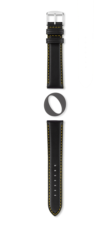 Bracelet montre NEPTUNE (Noir, Noir, 22/20, 115/80, Homme) - Photo 2