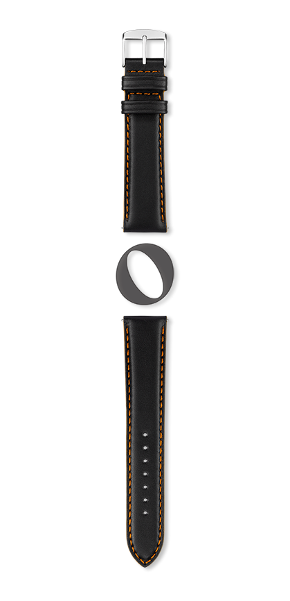 Bracelet montre NEPTUNE (Noir, Noir, 22/20, 115/80, Homme) - Photo 2