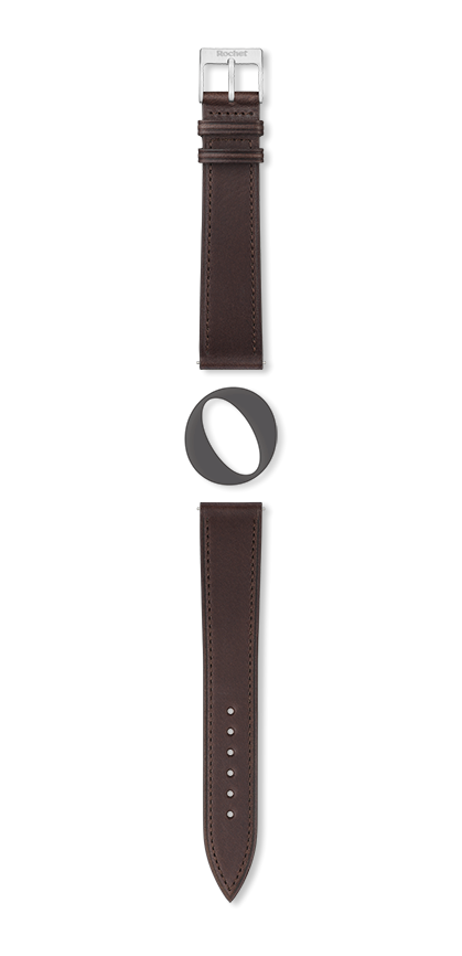 Bracelet montre VICENZA (Marron, Chocolat amer , 18/16, 115/80, Femme) - Photo 2