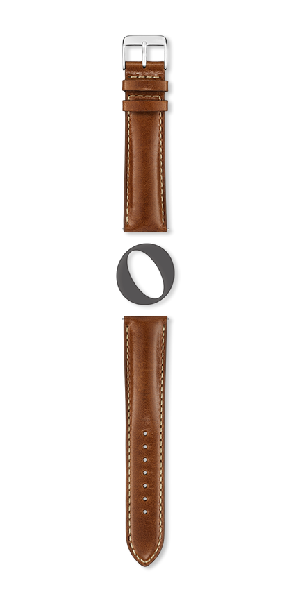 Bracelet montre COLORADO (Marron, Vison, 22/20, 115/80, Homme) - Photo 2