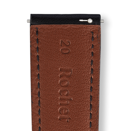 Bracelet montre CÔME (Noir, Noir, 14/12, 110/70, Femme) - Photo 3