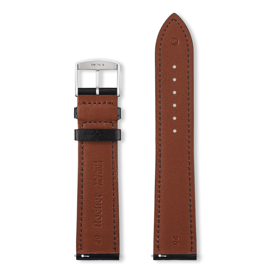 Bracelet montre CÔME (Noir, Noir, 14/12, 110/70, Femme) - Photo 5