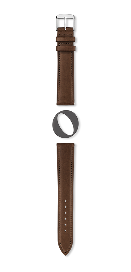 Bracelet montre CÔME (Marron, Vison, 14/12, 110/70, Femme) - Photo 2