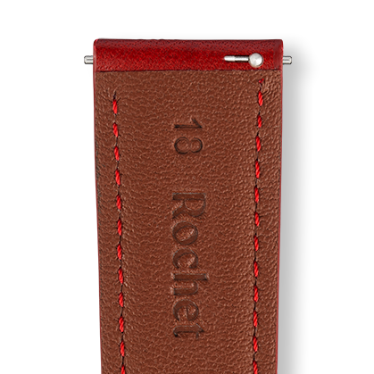 Bracelet montre CÔME (Rouge, Rouge, 14/12, 110/70, Femme) - Photo 3