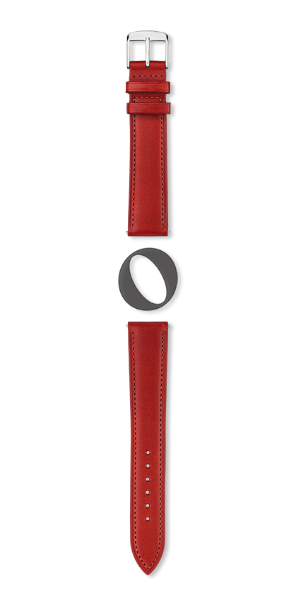 Bracelet montre CÔME (Rouge, Rouge, 14/12, 110/70, Femme) - Photo 2
