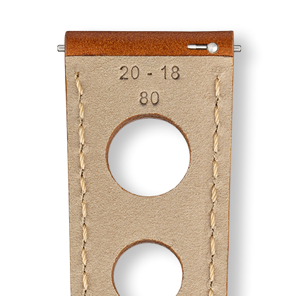 Bracelet montre LE MANS (Marron, Cognac, 20/18, 115/80, Homme) - Photo 3