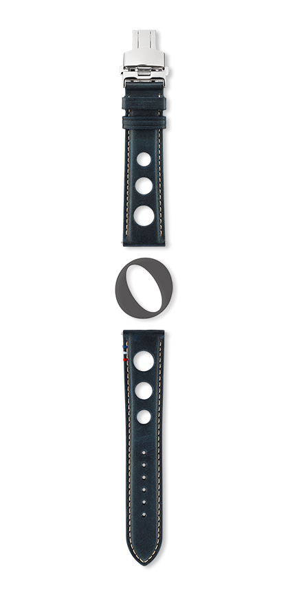 Bracelet montre LE MANS (Bleu, Marine, 20/18, 115/80, Homme) - Photo 2