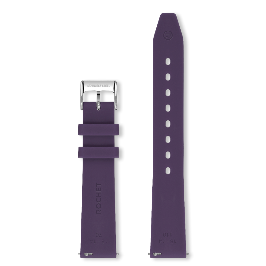 Bracelet montre HAWAI (Violet, Aubergine, 12/10, 110/70, Femme) - Photo 5