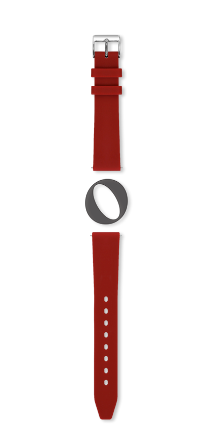 Bracelet montre HAWAI (Rouge, Grenat, 12/10, 110/70, Femme) - Photo 2