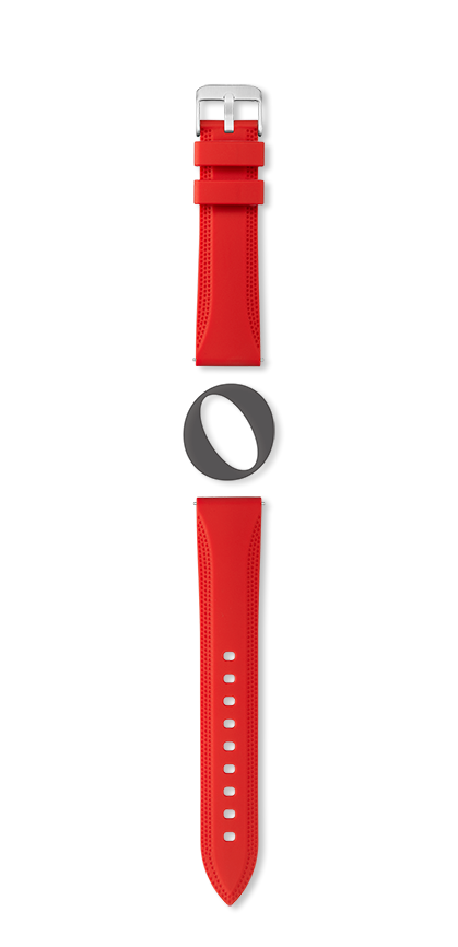 Bracelet montre BIRDY (Rouge, Rouge, 18/16, 125/75) - Photo 2