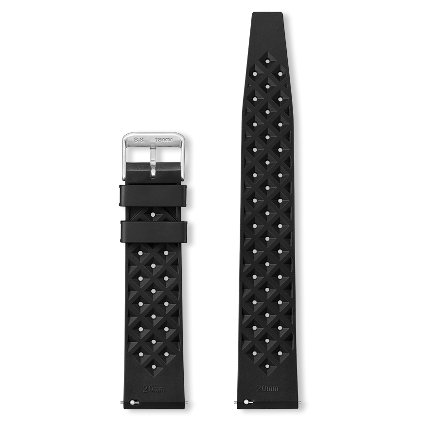 Bracelet montre TROPIC (Noir, Noir, 18/16, 120/75) - Photo 5