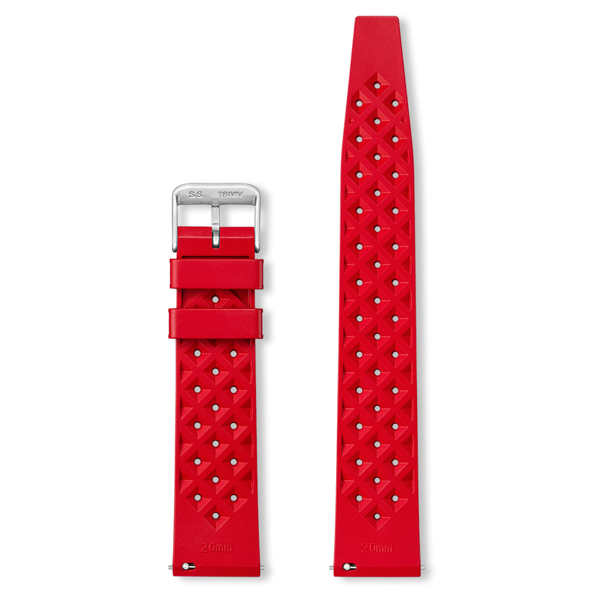 Bracelet montre TROPIC (Rouge, Rouge, 18/16, 120/75) - Photo 5