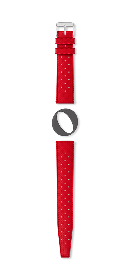 Bracelet montre TROPIC (Rouge, Rouge, 18/16, 120/75) - Photo 2