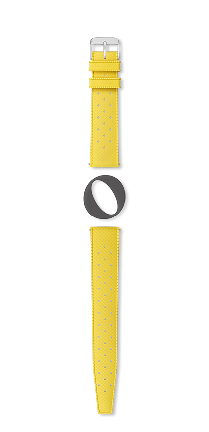 Bracelet montre TROPIC (Jaune, Jaune, 18/16, 120/75) - Photo 2